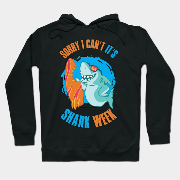 Funny Shark Funny Sharks Gift Hoodie by CatRobot